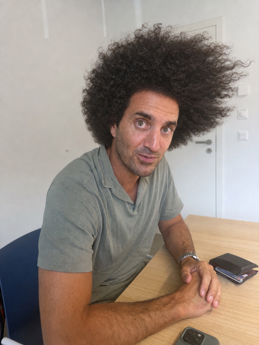 Le même portrait, mais après passage devant le Ventilator : les cheveux ont doublé de volume
